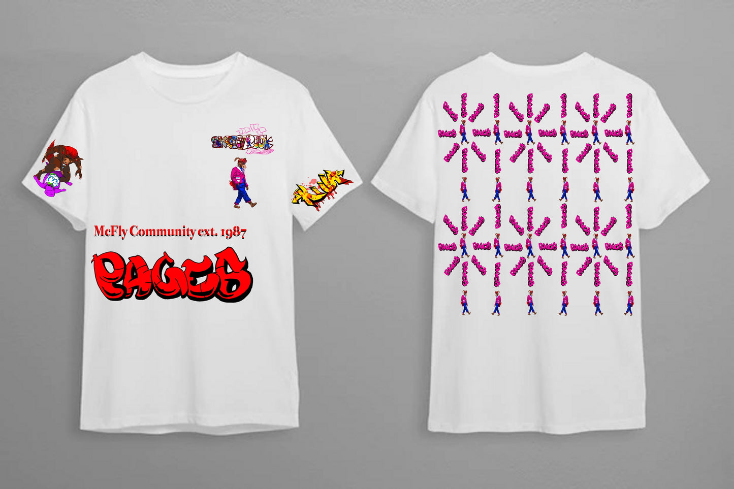 Killa Graffitix Tier 2 White T-Shirt