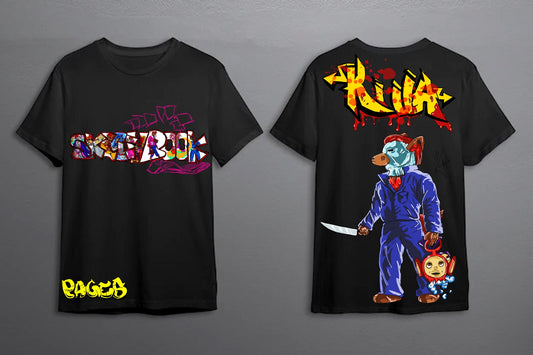 Killa Graffitix Tier 1 Black T-Shirt