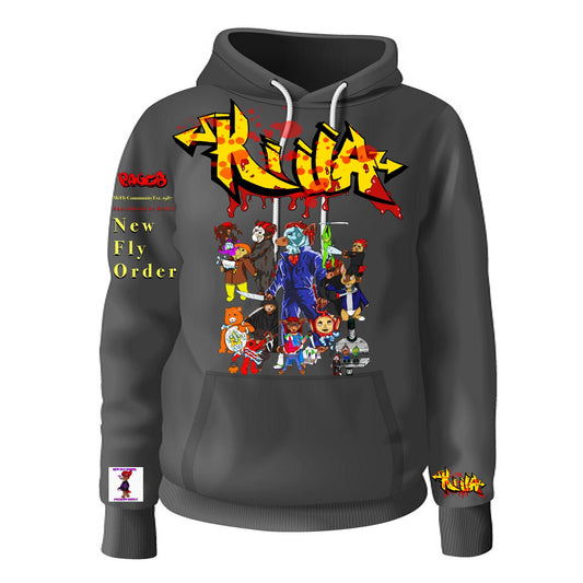Killa Graffitix Tier 2 Black Hoodie