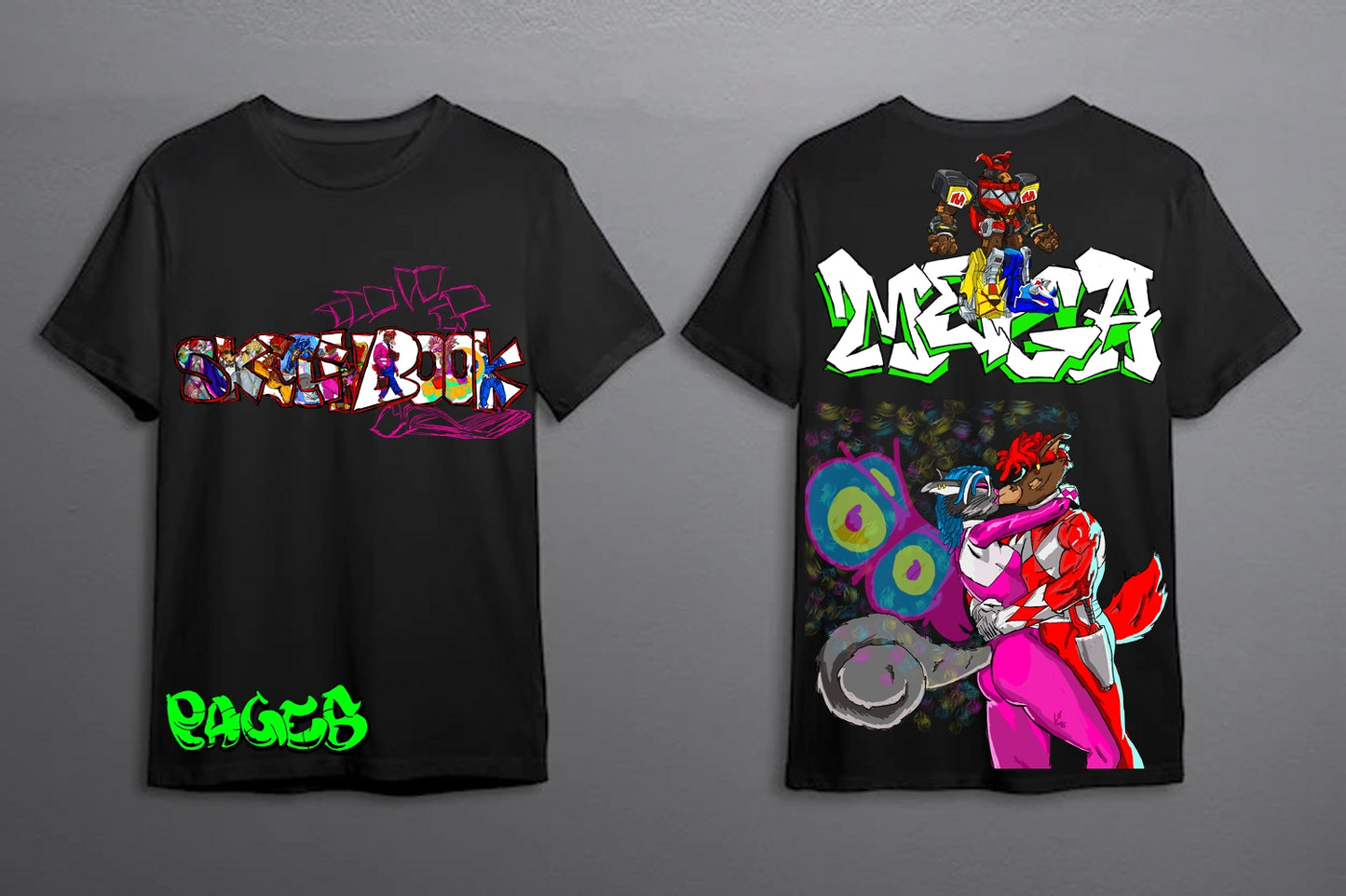Mighty Graffitix Tier 1 Black T-Shirt