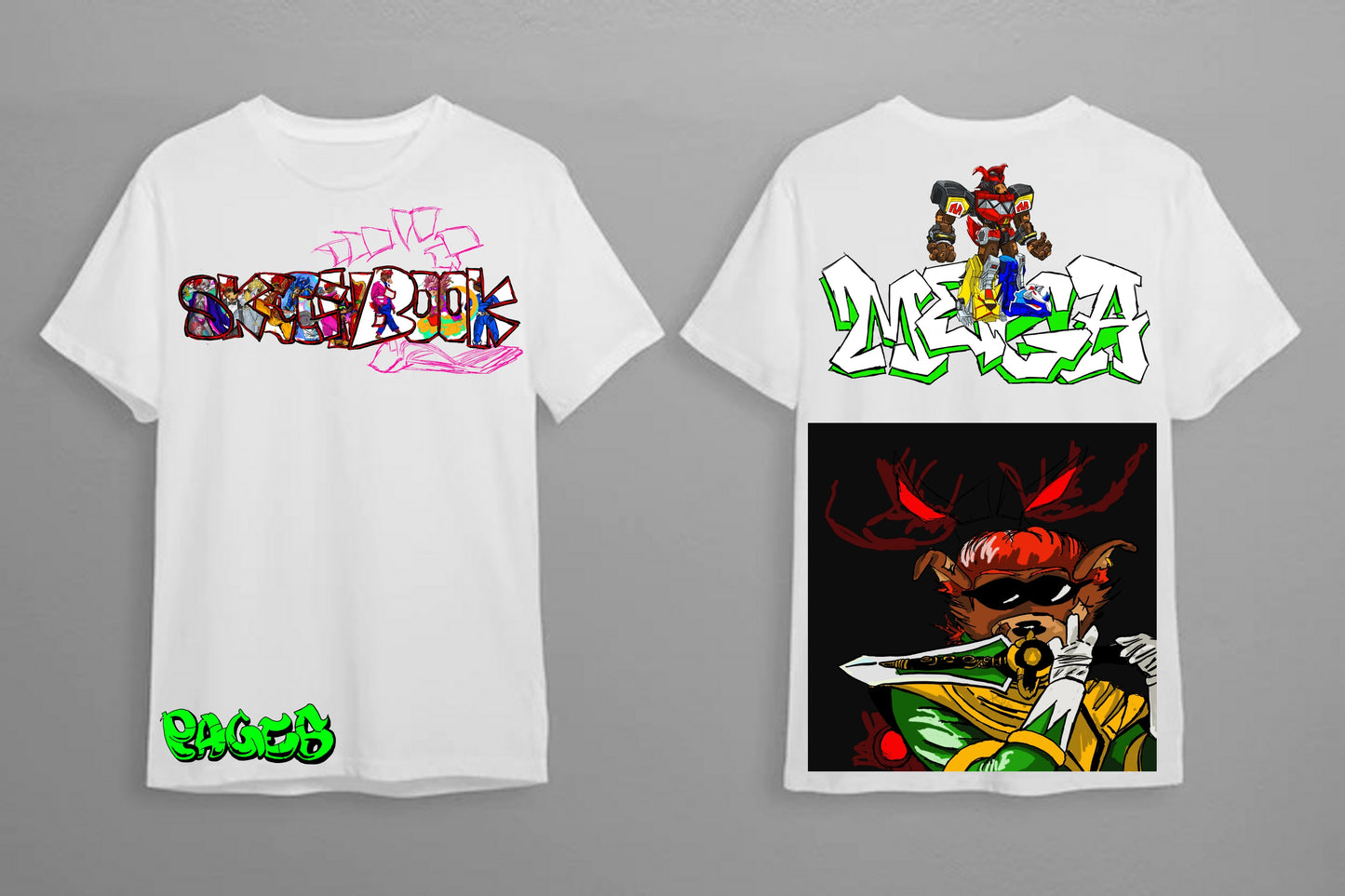 Mighty Graffitix Tier 1 White T-Shirt