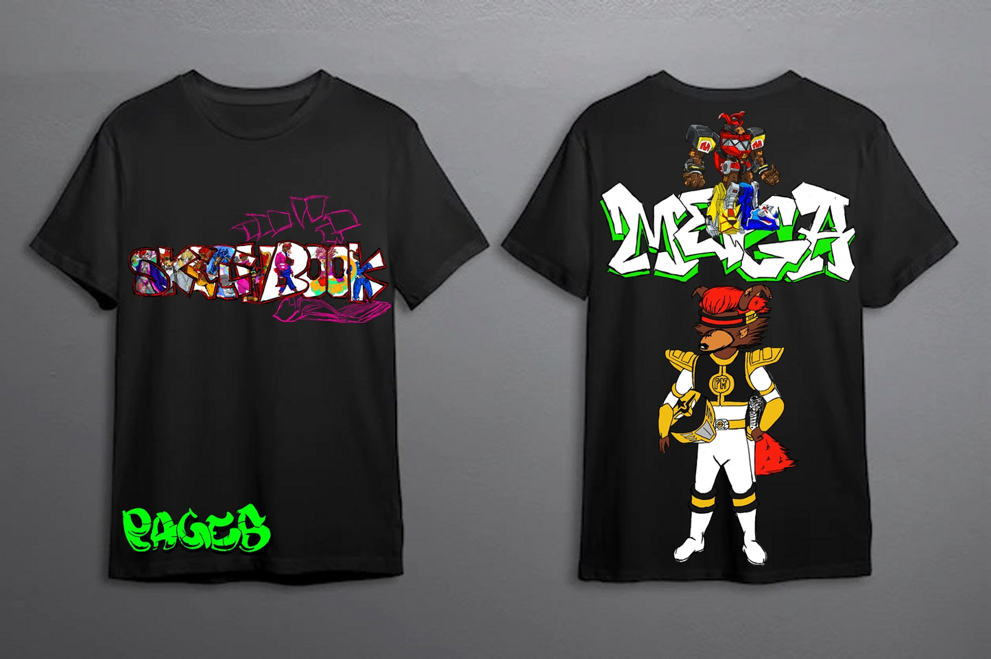 Mighty Graffitix Tier 1 Black T-Shirt