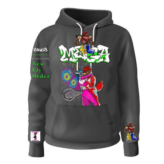 The Mighty Graffitix Tier 2 Black Hoodie