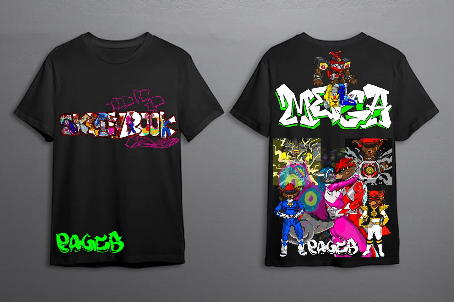 Mighty Graffitix Tier 1 Black T-Shirt