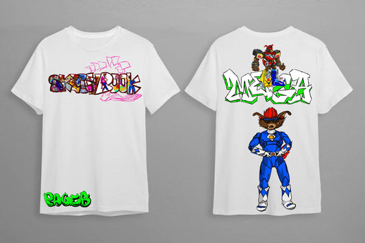 Mighty Graffitix Tier 1 White T-Shirt