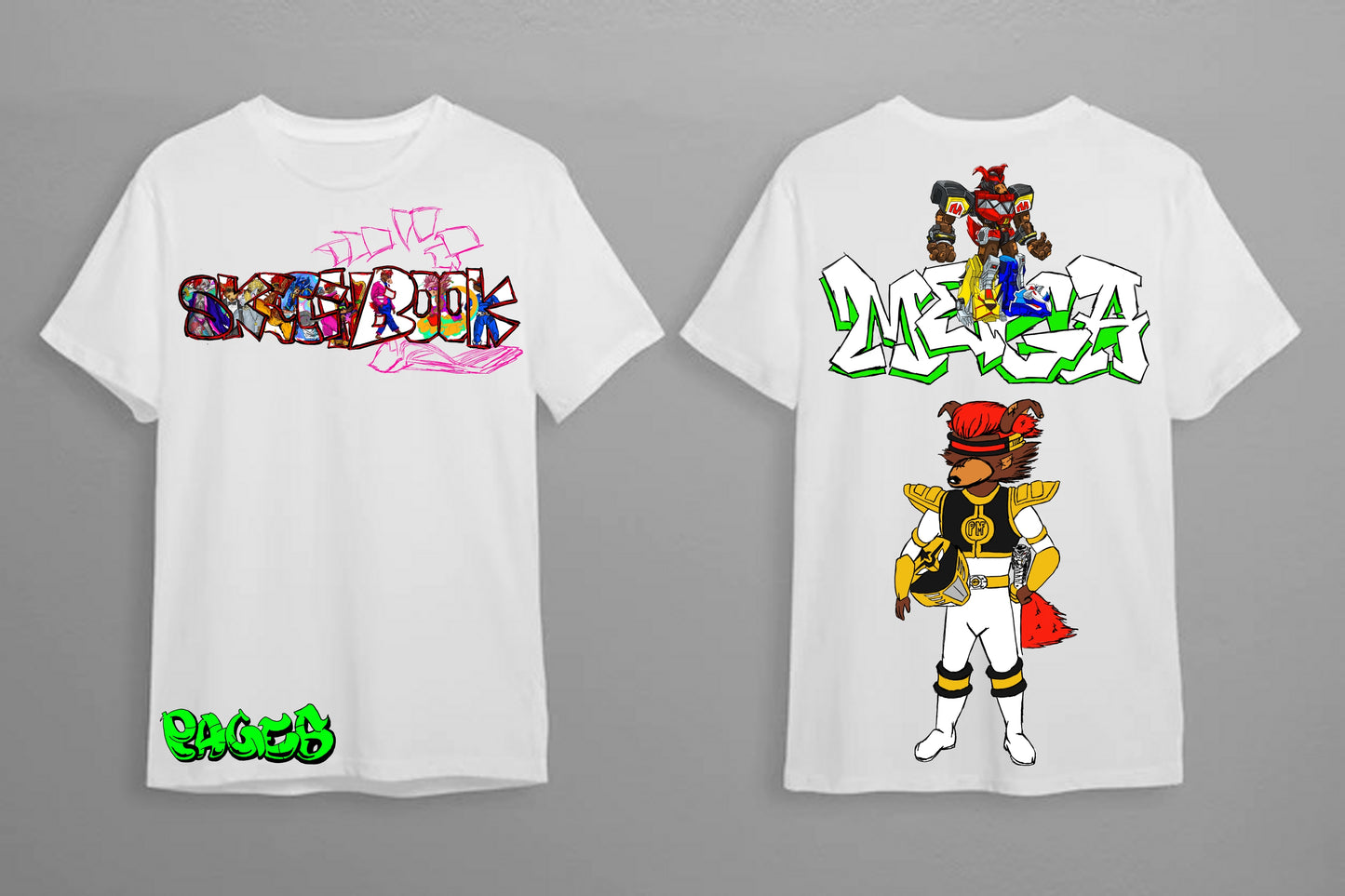 Mighty Graffitix Tier 1 White T-Shirt