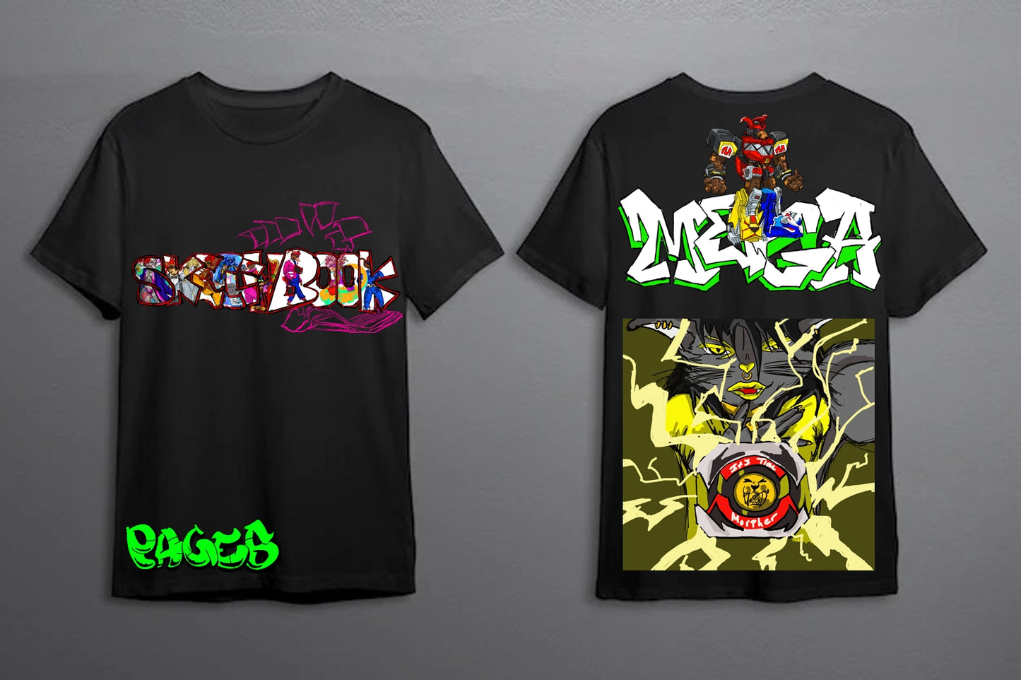 Mighty Graffitix Tier 1 Black T-Shirt