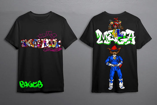 Mighty Graffitix Tier 1 Black T-Shirt