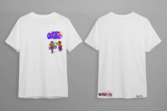 Minimalist Power Couple White T-Shirt