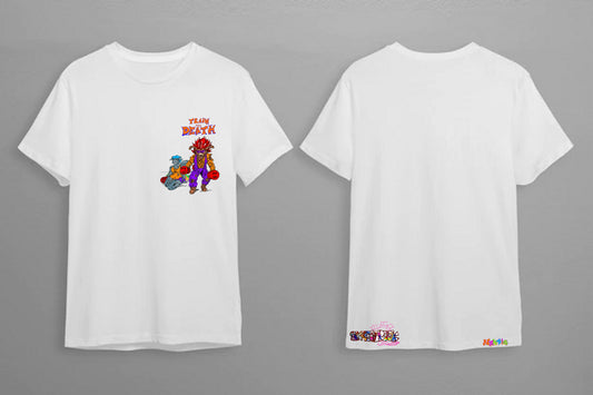 Minimalist Train Till Death White T-Shirt