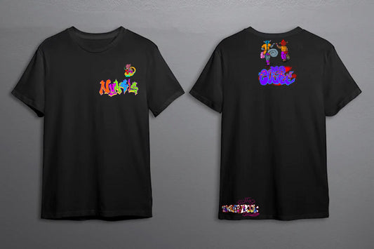 Minimalist Power Couple Black T-Shirt