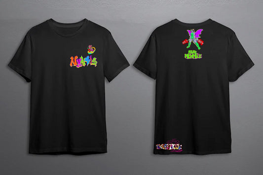 Minimalist Power Mommie Nymbis T Shirt Black
