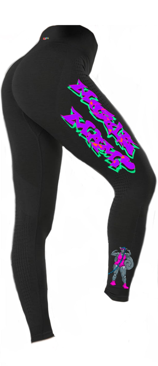 Muscle Mami Graffitix High Waisted Lift Leggings