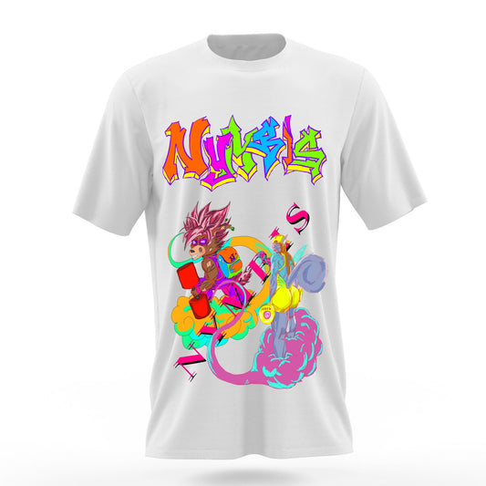 Patches & Regina Flyer Nymbis Whtie T-Shirt