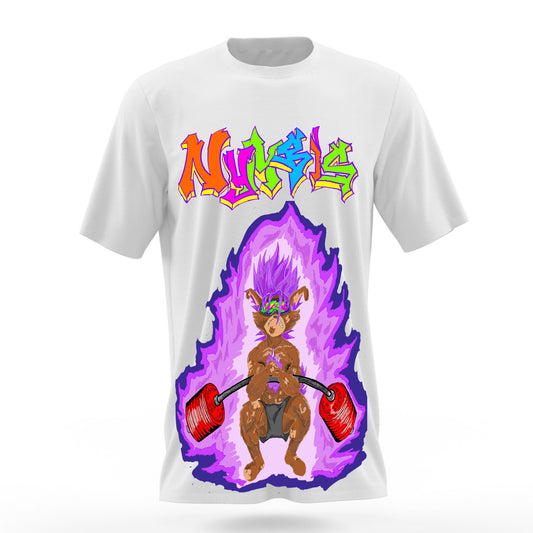 Lightweight Nymbis Basic White T-Shirt