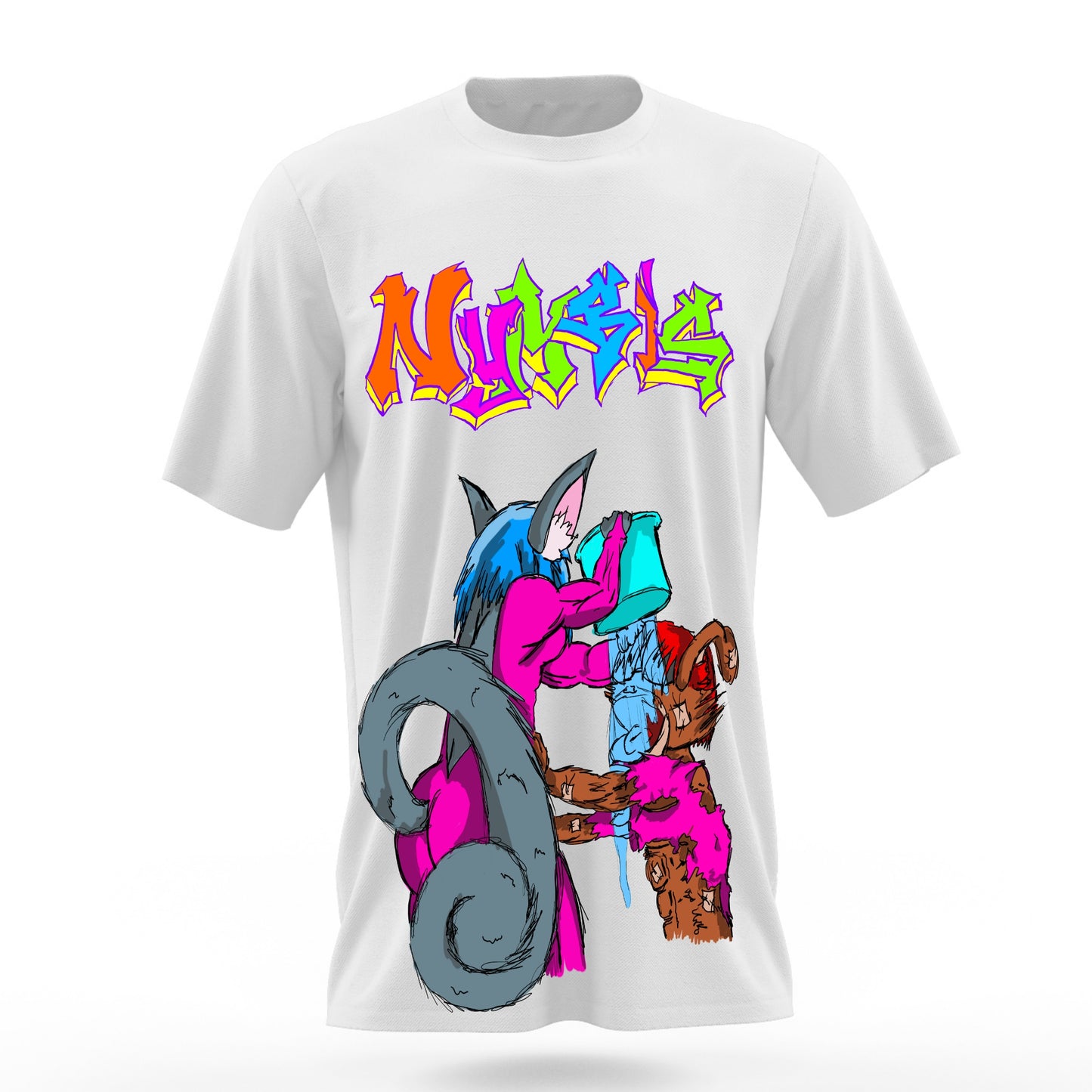 Stay Thirsty Nymbis Basics White T-Shirt