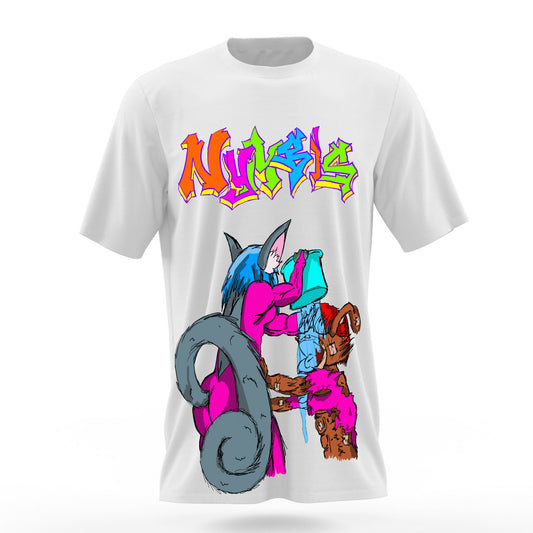 Stay Thirsty Nymbis Basics White T-Shirt
