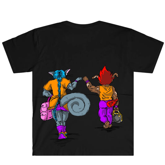 Power Couple Nymbis Basic Black T-Shirt