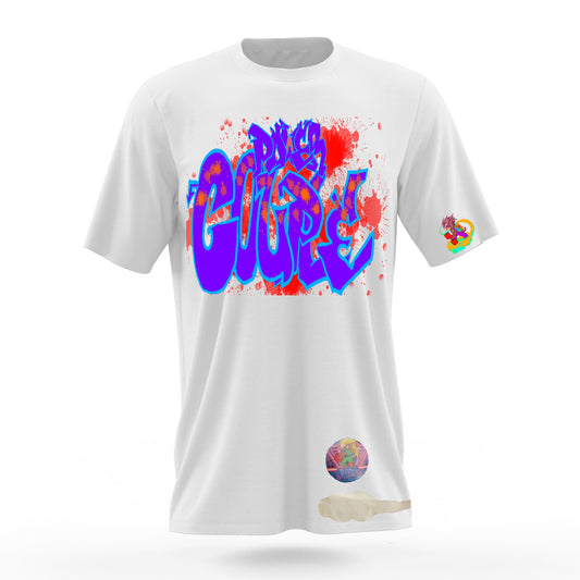 Power Couple Graffitix White T-Shirt