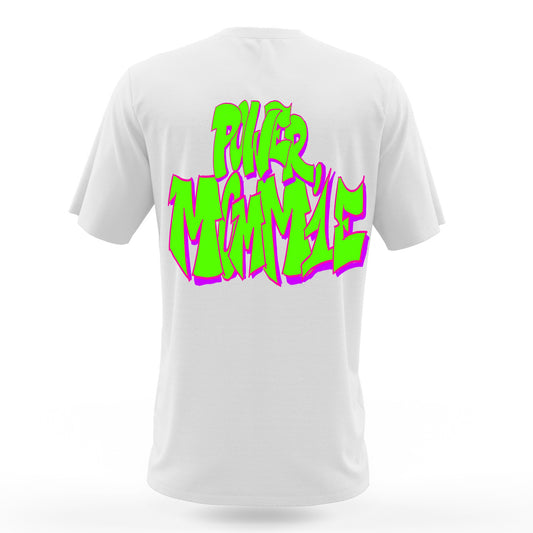 Power Mommie Graffitix White T-Shirt