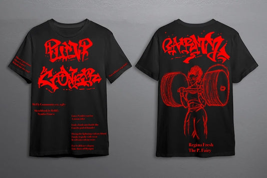Pump Cover Regina Armz Black T-Shirt