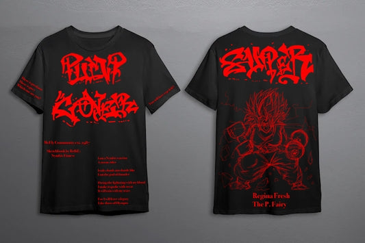 Pump Cover Regina Super Black T-Shirt