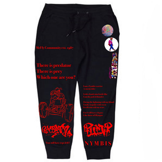 Patches Arm Pump Black Sweats