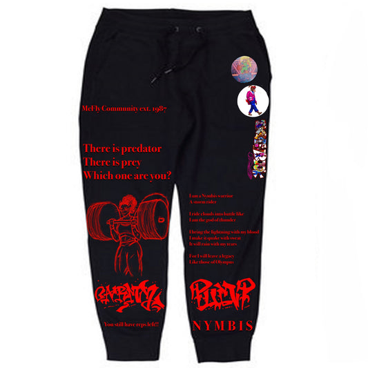 Pump Cover Regina Armz Black Sweatpants