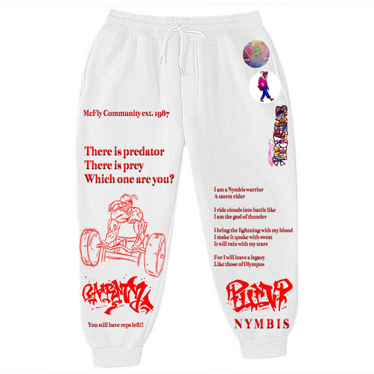 Patches Arm Pump White Sweats