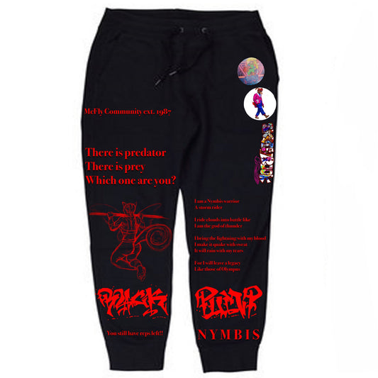 Pump Cover Regina Back Black Sweatpants