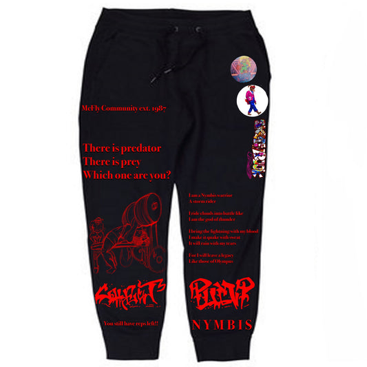 Pump Cover Chest Regina Black Sweatpants