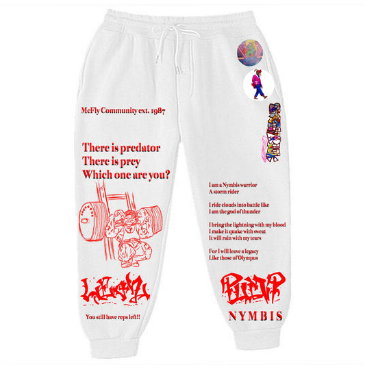 Patches Legz Pump White Sweats