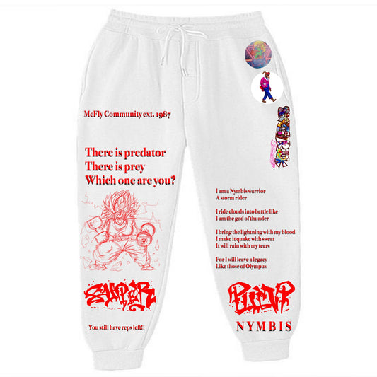 Pump Super Regina White Sweat Pants