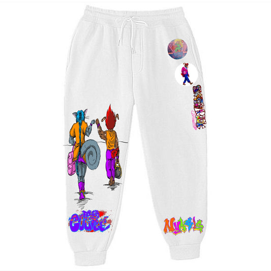 Power Couple Graffitix White Sweat