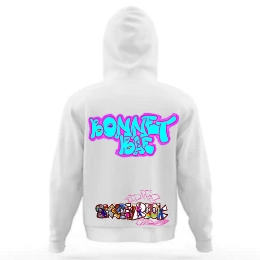 Bonnet Bae Hoodie White
