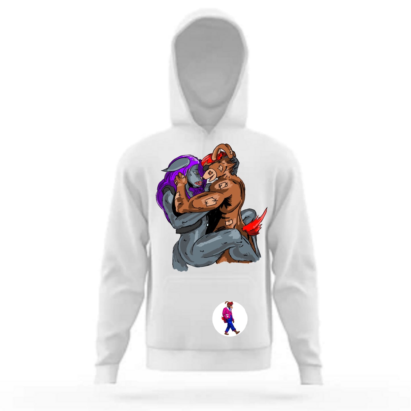 Love Language Sketchbook: Pages White Hoodie