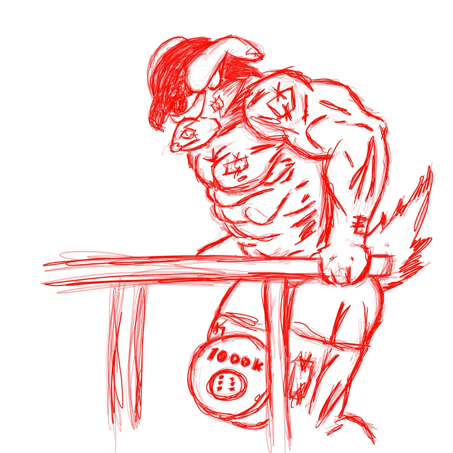 Patches Arm Pump Black Sweats