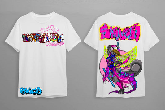Shinobi Graffitix Tier 1 White T-Shirt