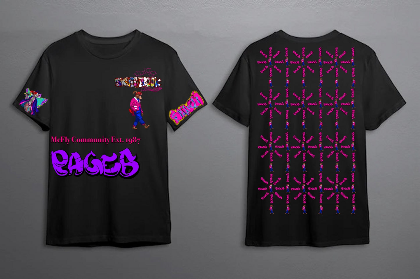 Regina Shinobi Graffitix Tier 2 Black T-Shirt