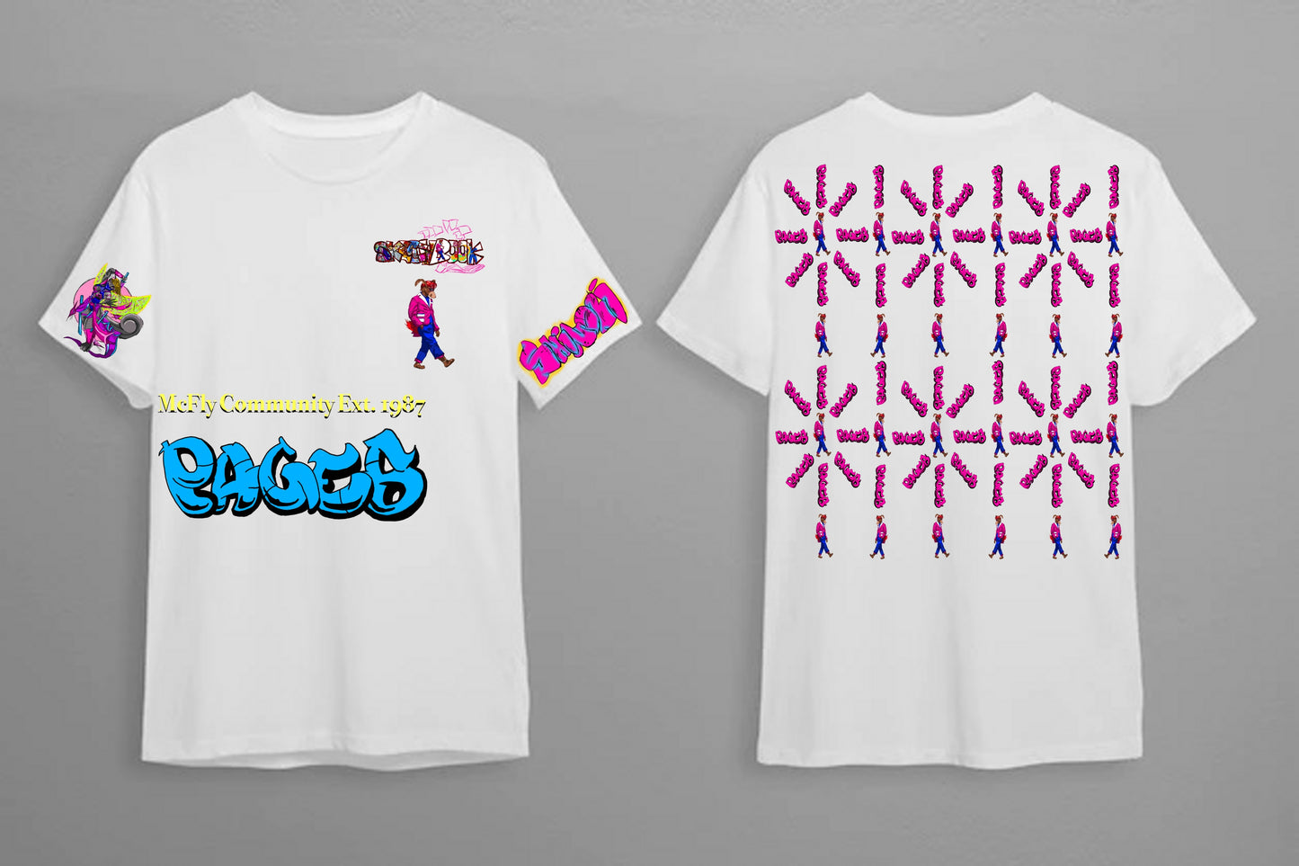 Regina Shinobi Graffitix Tier 2 White T-Shirt